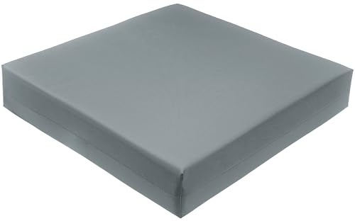Memory Foam Wheelchair Cushion with Water-Resistant Cover for Pressure Relief, Breathable Chair Pad Cushions for Tailbone Pain Relief, Pressure Relief Seat Cushion - Uk (Grey, 16 x 18 x 4)