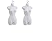 Set of 2 Female Hook Hanging Mannequin White (67W) Made by OM