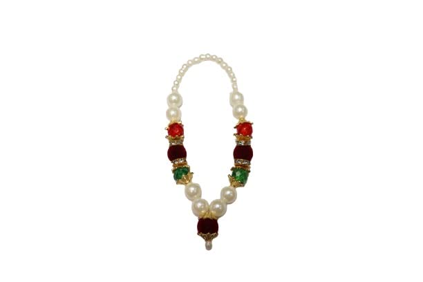 Reliable Combo Pack of Mala Garland For God Idols Moti Mala/Pooja Haar Mala/Kantha Har for God Small Puja Mala/Artificial Moti,Pearl Garland/Handmade Moti Mala/Jewellery for God Size - 3 Inch - Image 9 thumbnail