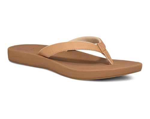 Image of Sanuk Womens Cosmic Shores | Water Resistant Flip Flops for Women | EVA Footbed With Arch Support | Women's Beach Sandals