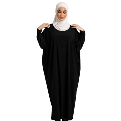 NAJMA Abaya Femme en Soie de Médine – Robe Longue Modeste Élégante à Manches Longues –...