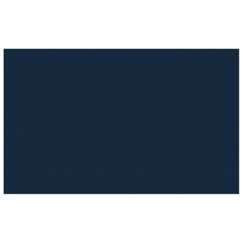 SHARK SHIP Heat Retaining Floating Solar Pool Film for Inground Pools, Lightweight and Easy to Use, Black and Blue, 102.4
