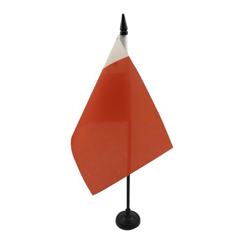 AZ FLAG - Drapeau De Table Nouvelle-Angleterre 21x14 cm - Petit Drapeau Du New England De Bureau 100% Polyester Avec Hampe De 25cm Et Socle En Plastique Noir