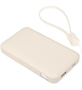 MOTTERU(モッテル) 発火リスクほぼゼロ 準固体モバイルバッテリー 10,000mAh PD30W入出力 準固体電池 燃えにくい 耐久 長寿命 USB-Cストラップケーブル付 残量表示ディ...