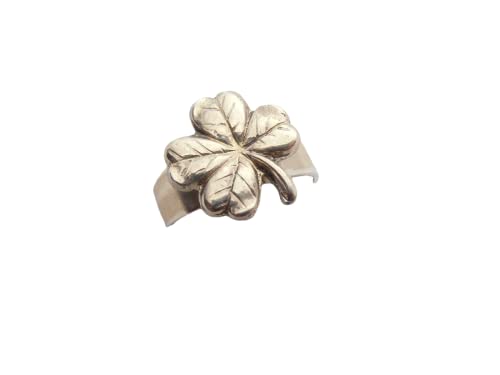 Quadrifoglio : Anello in Argento 925 Portafortuna - Fortuna -