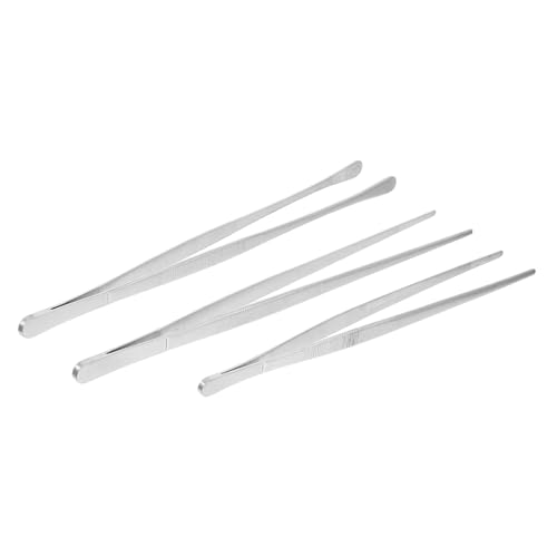Cabilock 3piezas Pinzas De Acero Inoxidable De Pinzas Para Barbacoa Prácticas y Resistentes Al Calor Para Uso Cocina y Parrillas