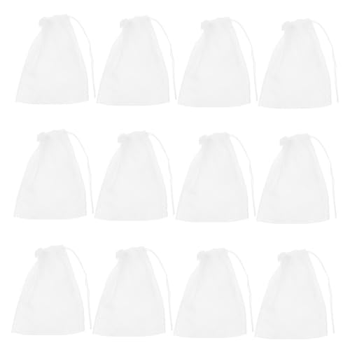 100 bolsas de tela sin tejer con cordón reutilizables para cocina miniatura 1