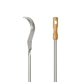 Rastrello Tirabraci inox, h. 170 cm.