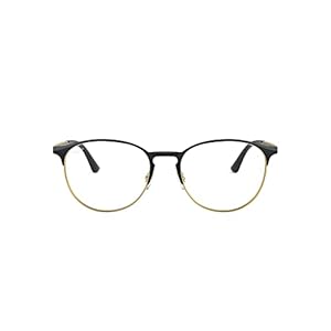 Ray-Ban 0RX 6375 2890 51 Lunettes de Soleil, Or (Gold Top in Black), Mixte Adulte