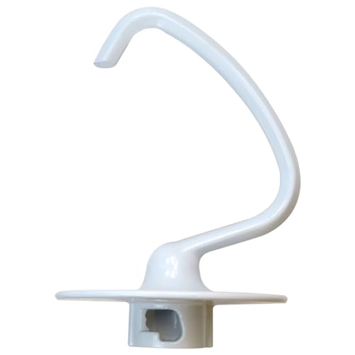 New K45DH Dough Hook for KitchenAid Mixer, Coated Dough Hook Attachment for KitchenAid K45 K45SS KSM90 KSM150 Tilt-Head Stand Mixers, 4.5/5.0 Quart Bowel