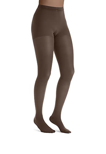 Image of JOBST UltraSheer Waist-High Compression Stockings for Women - Closed Toe - Medical Compression 20-30 mmHg - For Varicose and Spider Veins - Helps Prevent Swelling - Espresso, Large