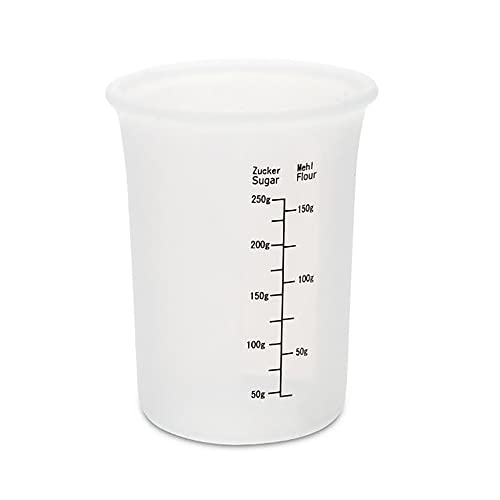 Städter Measuring Cup Diameter 8 cm Height 11 cm Siliko - Transparent cm, 8 x 8 x 11 cm