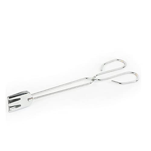 Pinza da Cucina Pinza per Alimenti in Acciaio Inossidabile Cucina da Cucina, Pinza per Pane Anti-Calore Morsetto per Pasticceria, Pinza da Cucina per Barbecue, Dimensioni: 25 cm