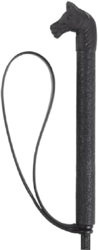 EXCELLENT Suministros Para El Caballo Cosecha De Equitación 90 cm Negro Con Empuñadura De Pvc En F