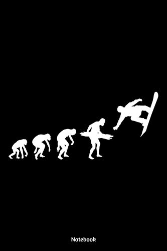 Notebook: The Evolution of a Snowboarder Notebook / Journal Gift