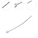 Vaveren Triceps Pull Down Rope Pull Down Steel Portable Tricep Rope Greater Range of Motion for Crunches Push Downs Facepulls Workout, 330mm
