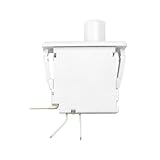 The Lord of the Tools 1PC Trocknertürschalter Ersatzteil W10169313 AP4319999 WPY304575 Y304575 Kompatibel mit Whirlpool Kompatibel mit Maytag Weiß