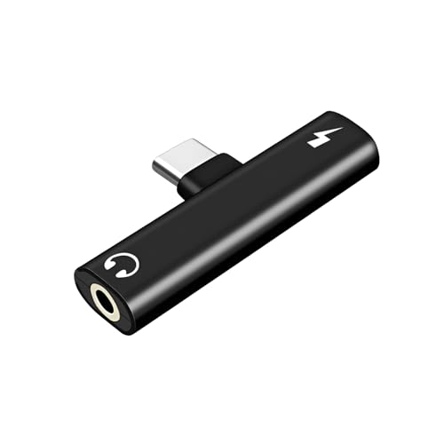[Miflaier]Type C to 3.5mm �ϊ��A�_�v�^ 2in1 �[�d+���y�������p PD100W�}���[�d�Ή� DAC���� �^�C�vC�C���z���ϊ� �A�_�v�^ �A���~�j�E������ �R���p�N�g T�^�f�U�C�� iPhone16/15//�^�u���b�g�Ή� �u��