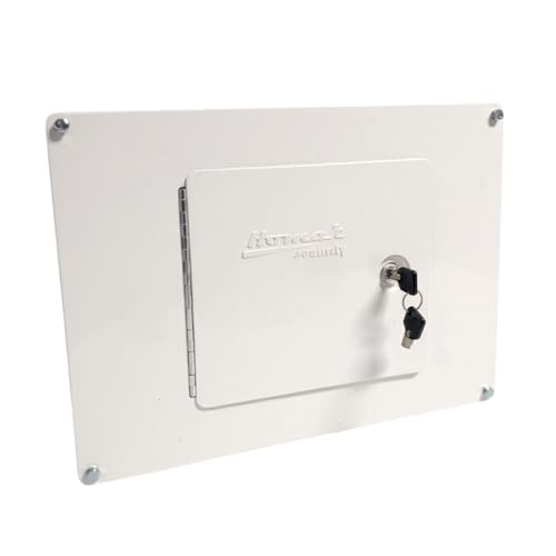 Homak First Watch Between The Studs High Security Steel Wall Safe, White