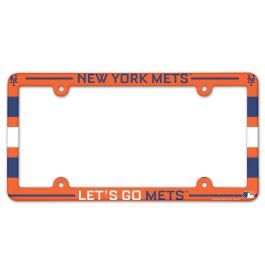 Wincraft MLB New York Mets License Plate with Full Color Frame