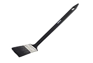 Amtech G4495 Long Reach Angled Paint Brush, 2” (50mm) Radiator Paint Brush, No Bristle Loss design with 30cm handle