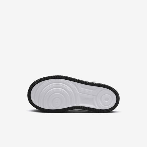 Nike Force 1 Low EasyOn Little Kids' Shoes (FN0237-106, White/Black/Green Strike) Size 82