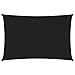 vidaXL Voile de Parasol Voile d'Ombrage Ecran Solaire de Jardin Store de Patio Terrasse Balcon Extérieur Tissu Oxford Rectangulaire 2,5x4,5 m Noir