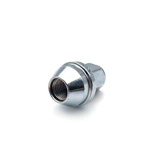 Image of 24pcs 14x1.5mm One-Piece Chrome OEM Factory Style Large Lug Nuts Compatible with 2015-2020 F-150 Expedition Lincoln Navigator Factory Stock Wheels