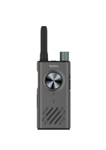 Hytera S1 LF Gris – Walkie Elegante PMR-446 de Uso Libre para hoteles y Tiendas, comunicación analógica sin Licencia, 48 Canales, Doble PTT, 27 h de batería, App por Bluetooth, cómodo y Ligero