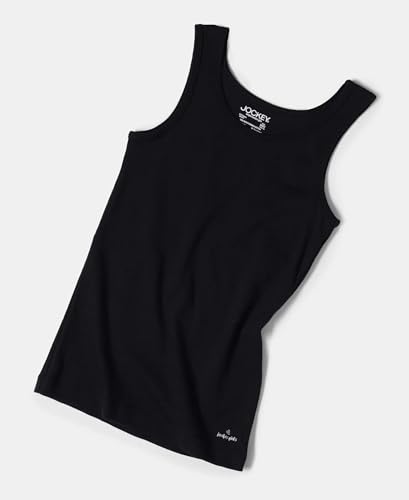 Image of Jockey SG02 Girls Super Combed Cotton Rib Solid Inner Tank Top