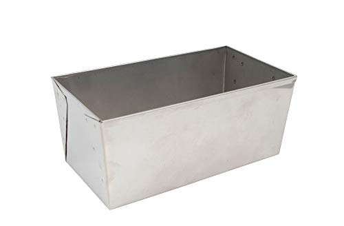 Bread Pan Standard 7x4 Stainless Steel - Hand Made In USA - Not Polished - Built for Food Service Industry