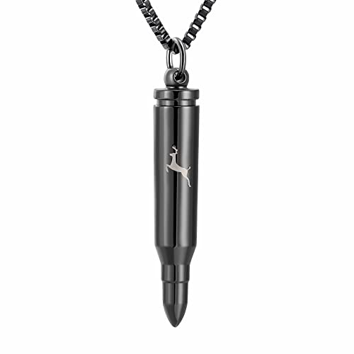 XSMZB Urn Necklaces for Ashes Bullet Shape...