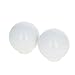 Aicosineg ABS Ball Knob Female Thread Machine Handle 34mm/1.34 Inch Diameter Smooth Rim White 2Pcs