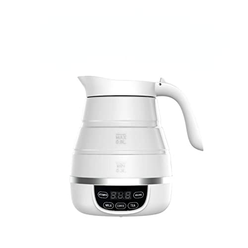 Tetera eléctrica plegable de silicona portátil 600ml