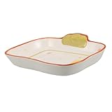 SOIMISS Kreative Keramikplatten Dekorative Geschirr für Desserts Kekse Brot Reis für Tischdekoration Küchenmittelpunkt