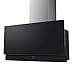 Produktbild PKM Schräghaube Dunstabzugshaube Wandhaube Abluft Umluft Glas schwarz 60cm V1-60A+BTY