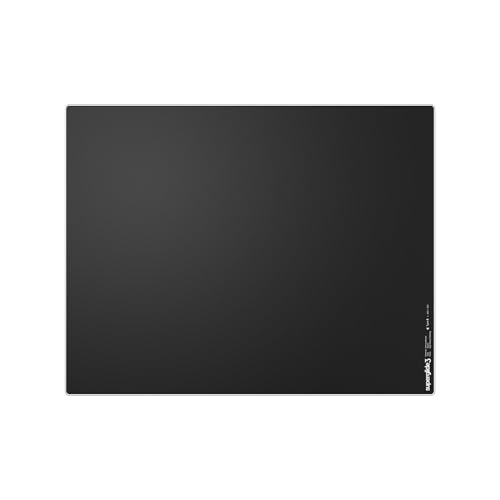 Image of Pulsar Gaming Gears Superglide Pad v3 Type-S - Alumino-Silicate Glass Gaming Mouse Pad, Soft R-Edge, Anti-Slip Silicone Base 420mmx330mm (L, Black)
