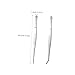 DEARMAMY 2pcs Stainless Steel Tweezers Feeding Tongs for Reptiles Snakes Lizards