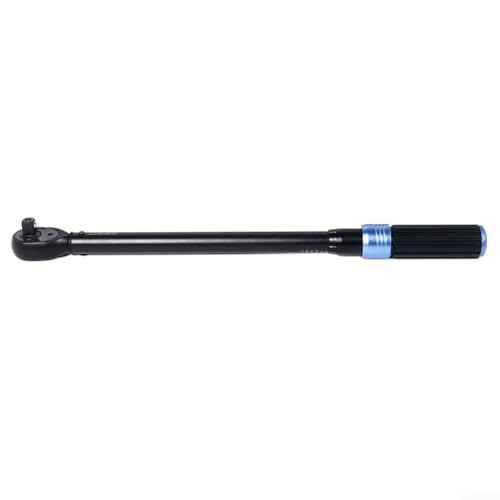 Allthingstore Llave dinamométrica diseñada para el mantenimiento de bicicletas y automóviles, construcción de acero al cromo vanadio con características precisas de control de par