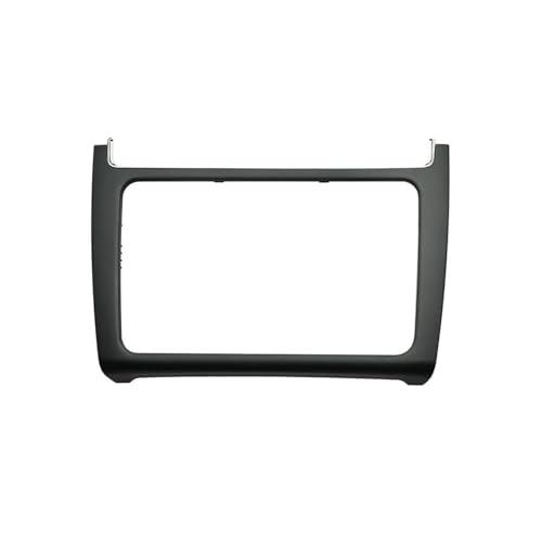 Kit Instalación Radio Coche 2 DIN con Marco Y Embellecedor Panel Instrumentos Placa Frontal para VW para Polo 2014 2015 2016 2017(Matte Black)
