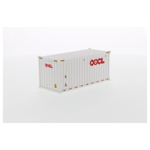 Diecast Masters 91025B - Container OOCL da 20 piedi, scala 1:50, a partire da 14 anni, in confezione da vetrina, adatto a collezionisti