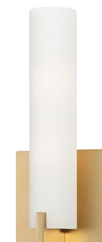 Image of GEORGE KOVACS P5040-248 Tube Wall Sconce, 2-Light, 120 Total Watts, 13.25-in H x 4.75-in W, Honey Gold