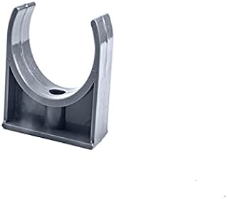 20/25/32/40/50mm PVC Pipe Clamps U-Type Plastic Pipe Clip Tube Support Holder PVC Pipe Connector Garden Irrigation Fittings - (Color: Grey, Size: 32mm, Thread Specification: 5 Pcs)