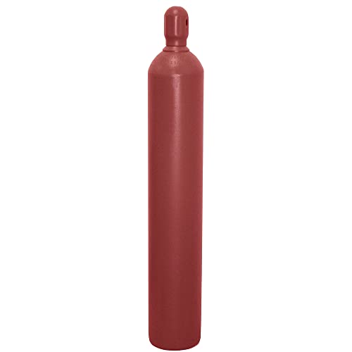 Varies New 250 cu ft Steel Inert Gas Cylinder with CGA580 Valve Helium, Nitrogen, Argon, CO2/Nitrogen Mix Red 80STEEL-580 0