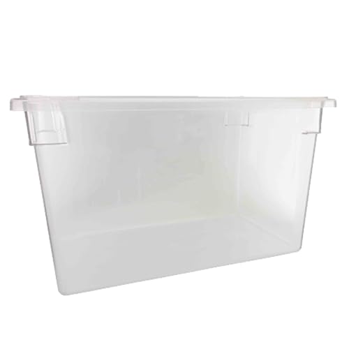 A-to-Z Supply PLFB182615PP Food Storage Box, 22 Gallon, 18" x 26" x 15", Built-in Handle, withstands Temperature -40° to 160°F, Stain Resistant, Dishwasher Safe, Polypropylene, White, NSF