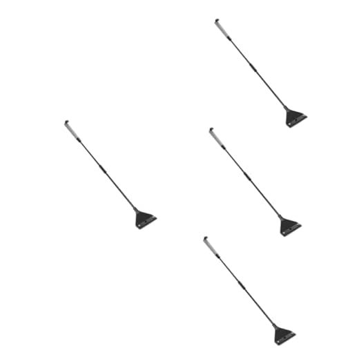 DOITOOL 4 Pcs raspador de algas de aquário raspador de plástico ferramenta removedor de algas raspador de limpeza de aquário familiar raspador de algas de cabo longo Tanque plantado musgo