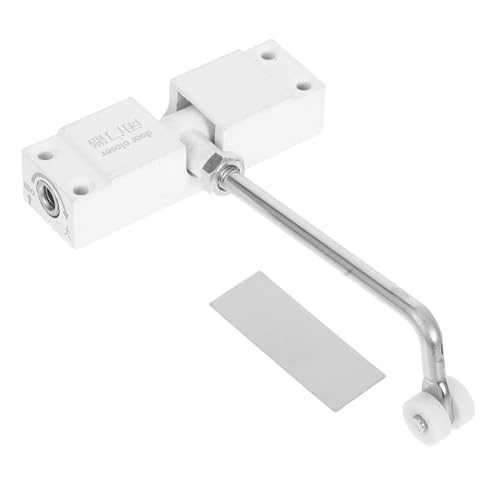 Ferme-porte automatique en aluminium à double ressort réglable pour porte battante
