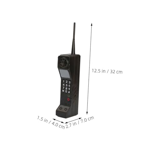 Modèle de téléphone factice vintage brique rétro accessoire décoration intérieur maison
