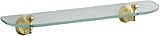 KOHLER K-10563-PB Devonshire Glass Shelf, Vibrant Polished Brass