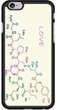 Oxytocin Love Hormone Chemical Structure Snap-On Cover Hard Plastic Case for iPhone 6 (Black)